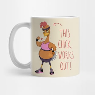 This Chick Works Out Mug